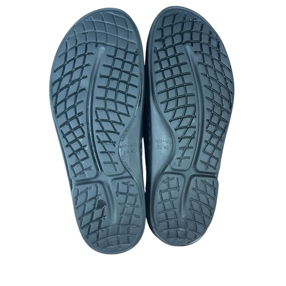 EUC OOFOS Men's Ooahh Black Slide Sandals Sz EU 46 (see pics for sizing) - Picture 10 of 12